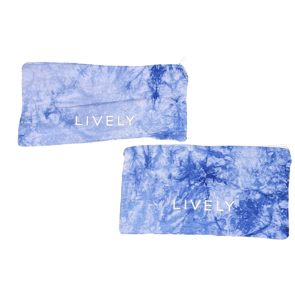 2‎ Lively Tie Dye Make-up Bags